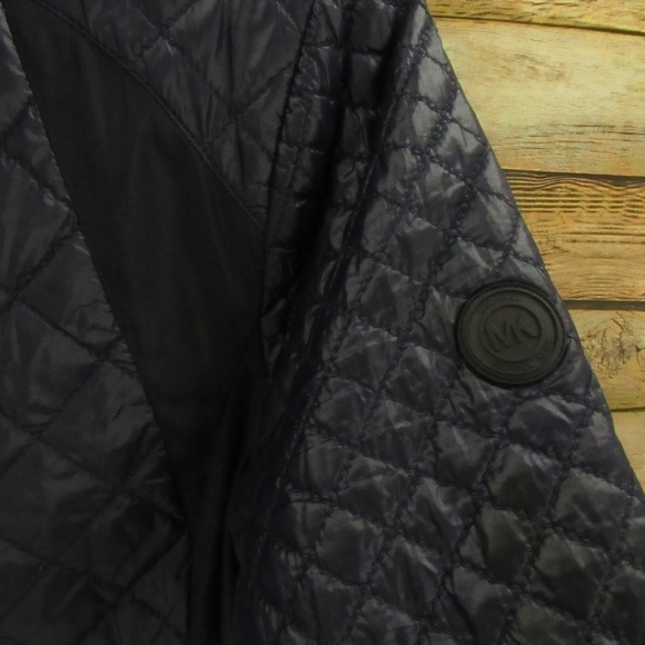 Michael Kors Deep Purple Zip-Front Hooded Jacket XS - Picture 10 of 16